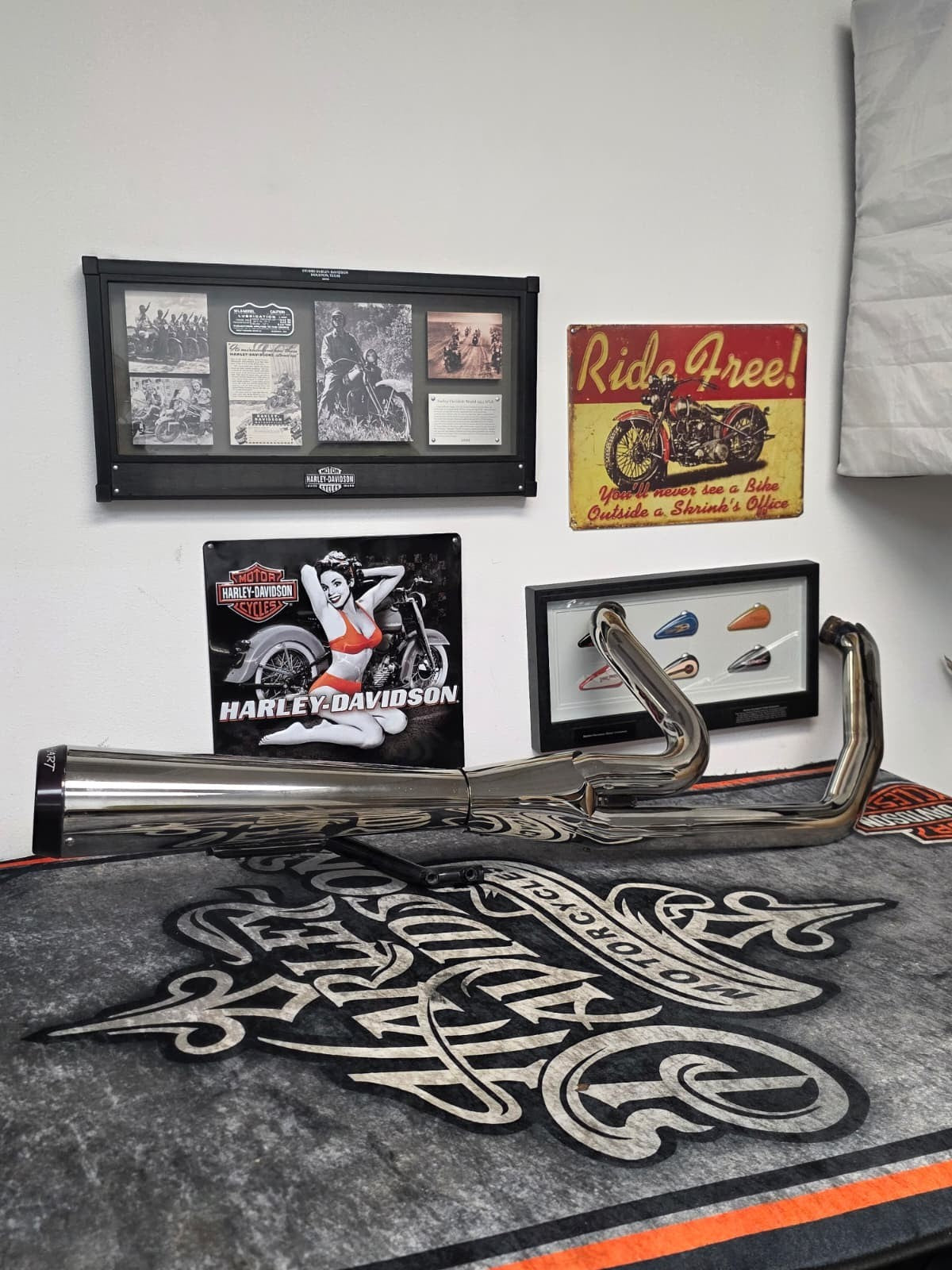 CVO SPRINGER 07-09 EXAUST SYSTEM (REINHART)  HARLEY DAVISON SOFTAIL