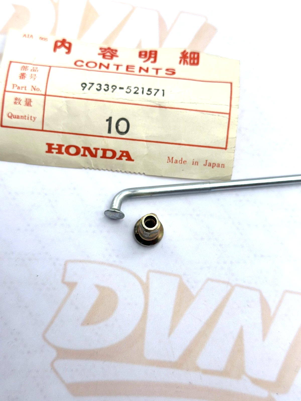 NOS HONDA CB360 CB400 CL250 SPOKE B 9X158.5 97339-52157-10  97339-5215710 H76