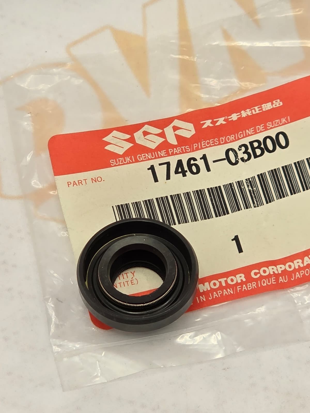 OEM Suzuki RM Dirtbike Bike OEM NOS Water Pump Waterpump Seal 17461-03B00