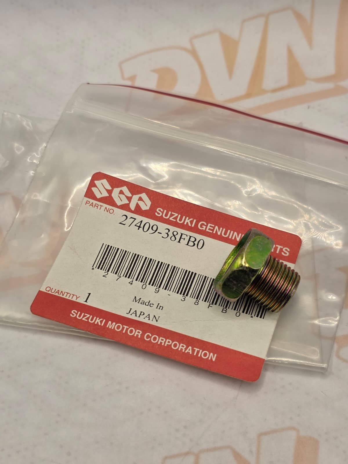 NEW GENUINE SUZUKI 27409-38FB0 PLUG, FINAL BEVEL GEAR EIGER LTF400