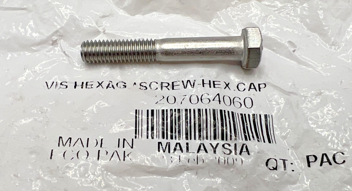 1 NEW Genuine BRP SEA-DOO Hex Head Screw M6x40 Stainless Bolt OEM 207064060 NOS