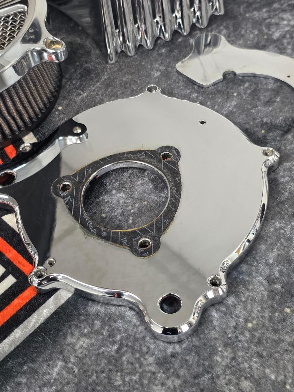 HARLEY DAVISON TOURING Venturi Speed  Air Cleaner, Chrome