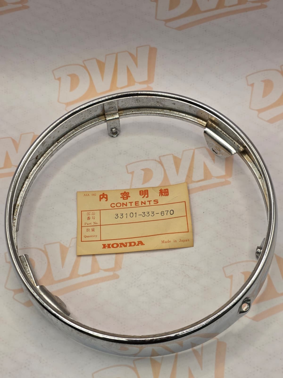 HONDA STANLEY HEADLIGHT RETAINING RING #HM-18M-S 33101-333-670