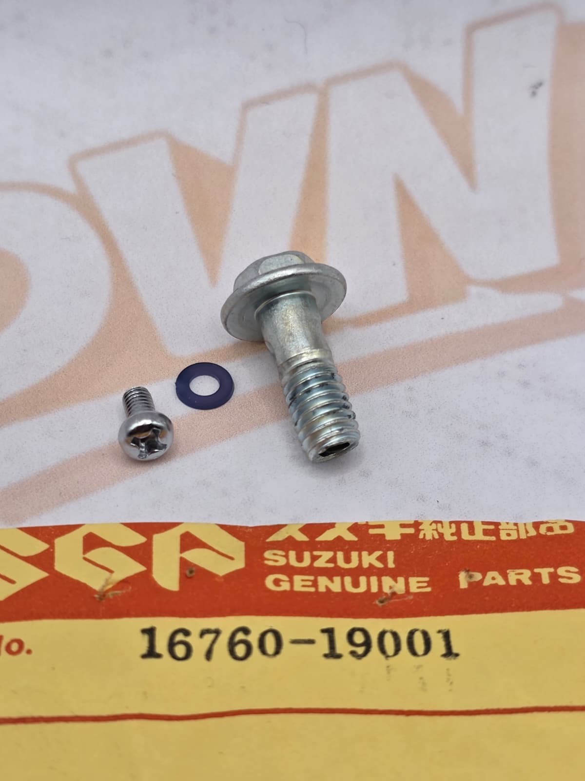 NOS OEM Suzuki Oil Pump Union Bolt Assembly 1969-1973 AS50 RV125 16760-19001