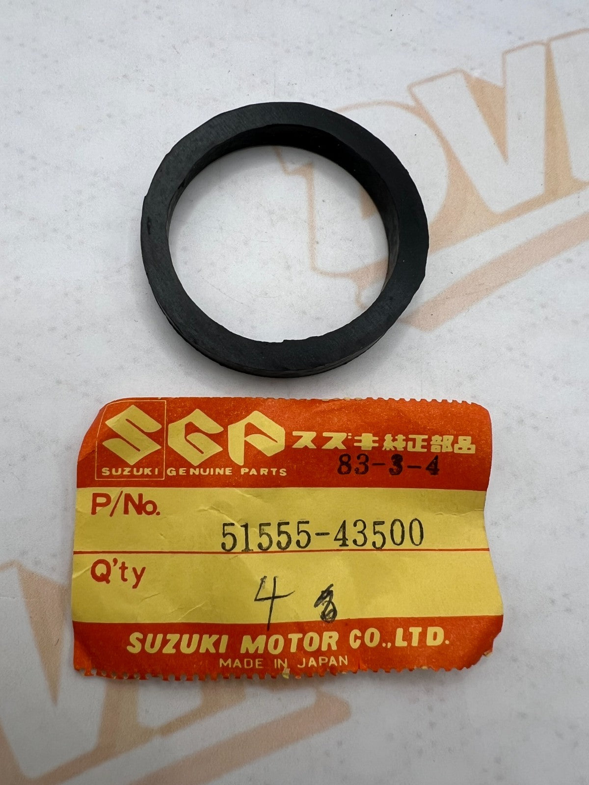 Suzuki NOS 51555-43500 - CUSHION, HEADLAMP BRACKET