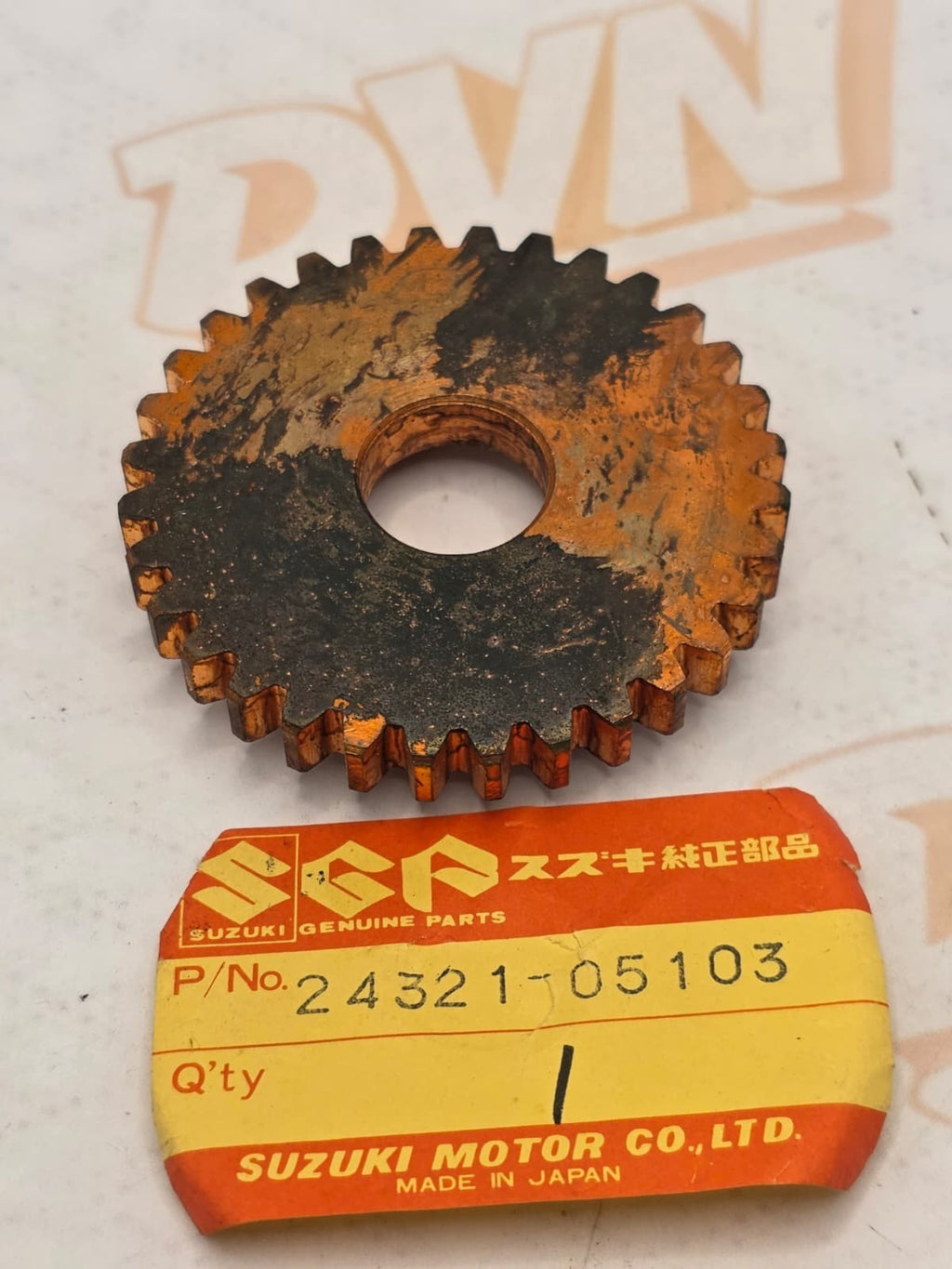 SUZUKI TS50 TS 50 TRANSMISSION 2ND DRIVEN GEAR OEM NOS 24321-05103