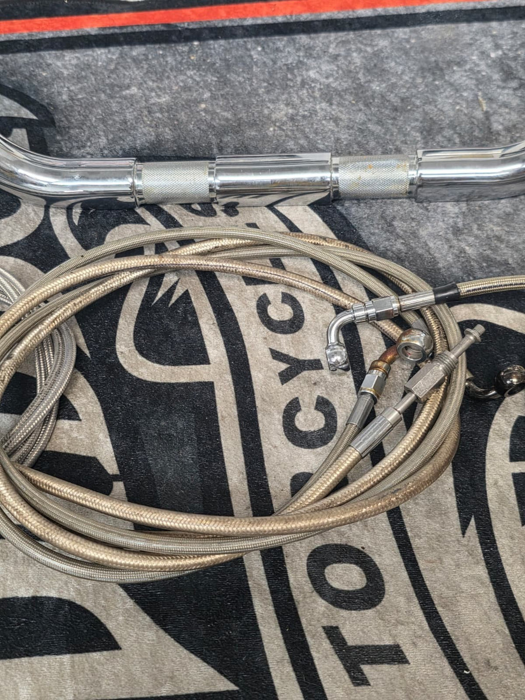 HarleyDavidson HERITAGE FLSTS, 97-2006  Wild . Chubby Ape Springer Handlebar KIT