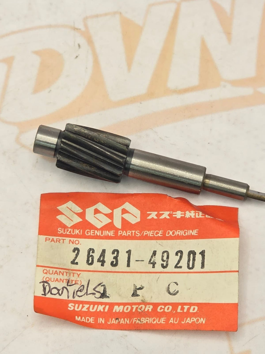 NOS Suzuki Tachometer Driven Gear 1982-1983 GS1100 1980-1982 GS750 26431-49201