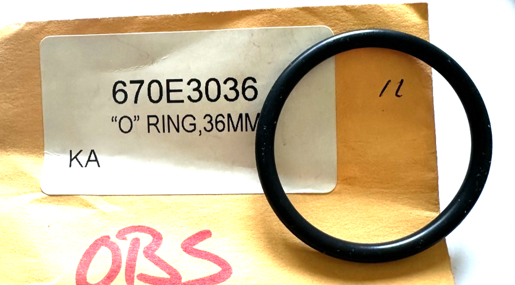 NEW GENUINE KAWASAKI 670E3036 O Ring, 36MM