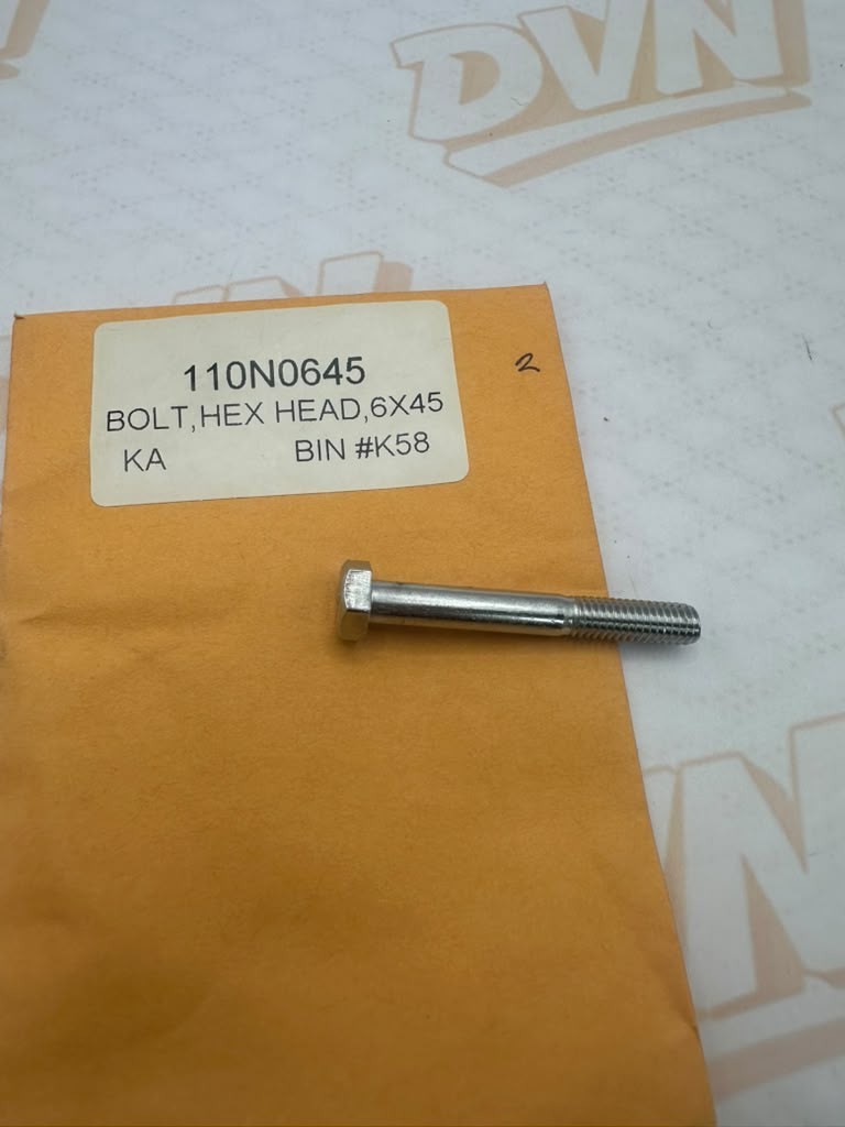 Kawasaki - Bolt,Hex Head 6x45 -  Z900 Z1000 NOS   110N0645