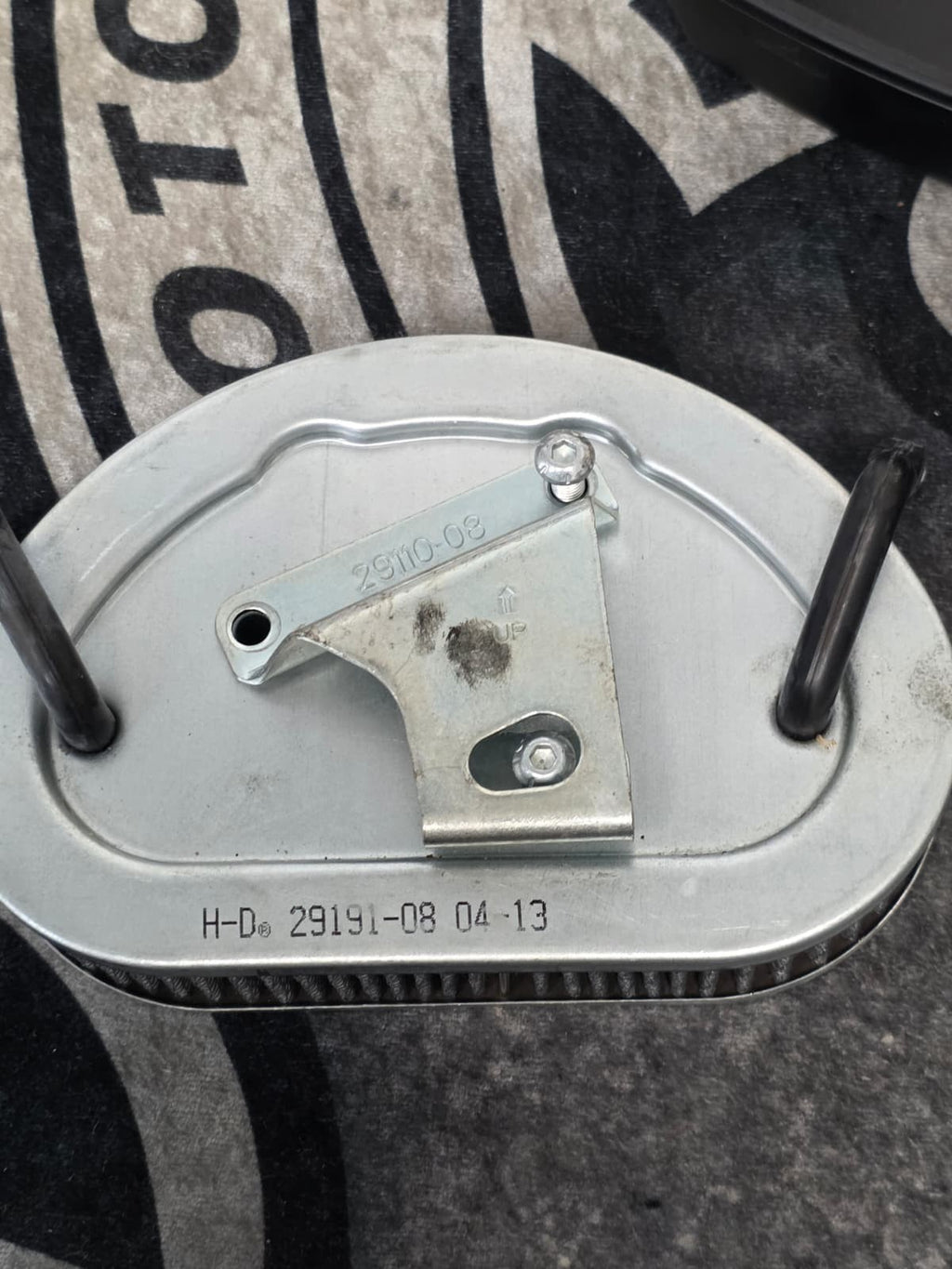 12-16 Harley Davidson Chrome 103 CI Dyna Switch Air Cleaner Cover TZ33 29182-08A