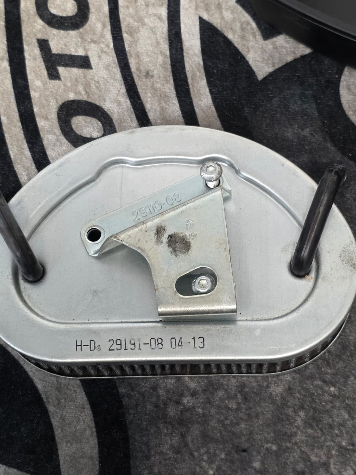 12-16 Harley Davidson Chrome 103 CI Dyna Switch Air Cleaner Cover TZ33 29182-08A