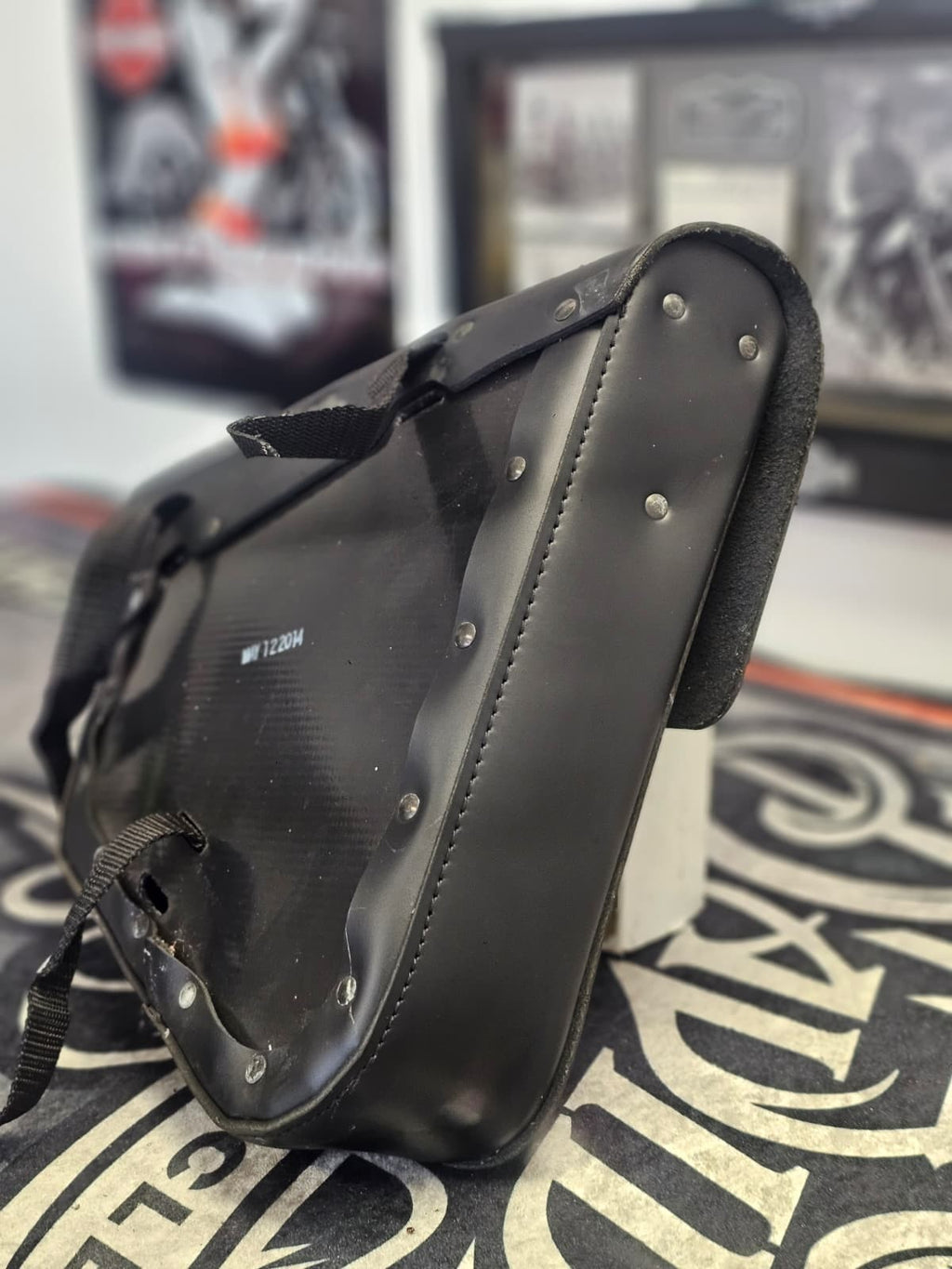 Harley Davidson Original Genuine Motorcycle Saddlebag Black