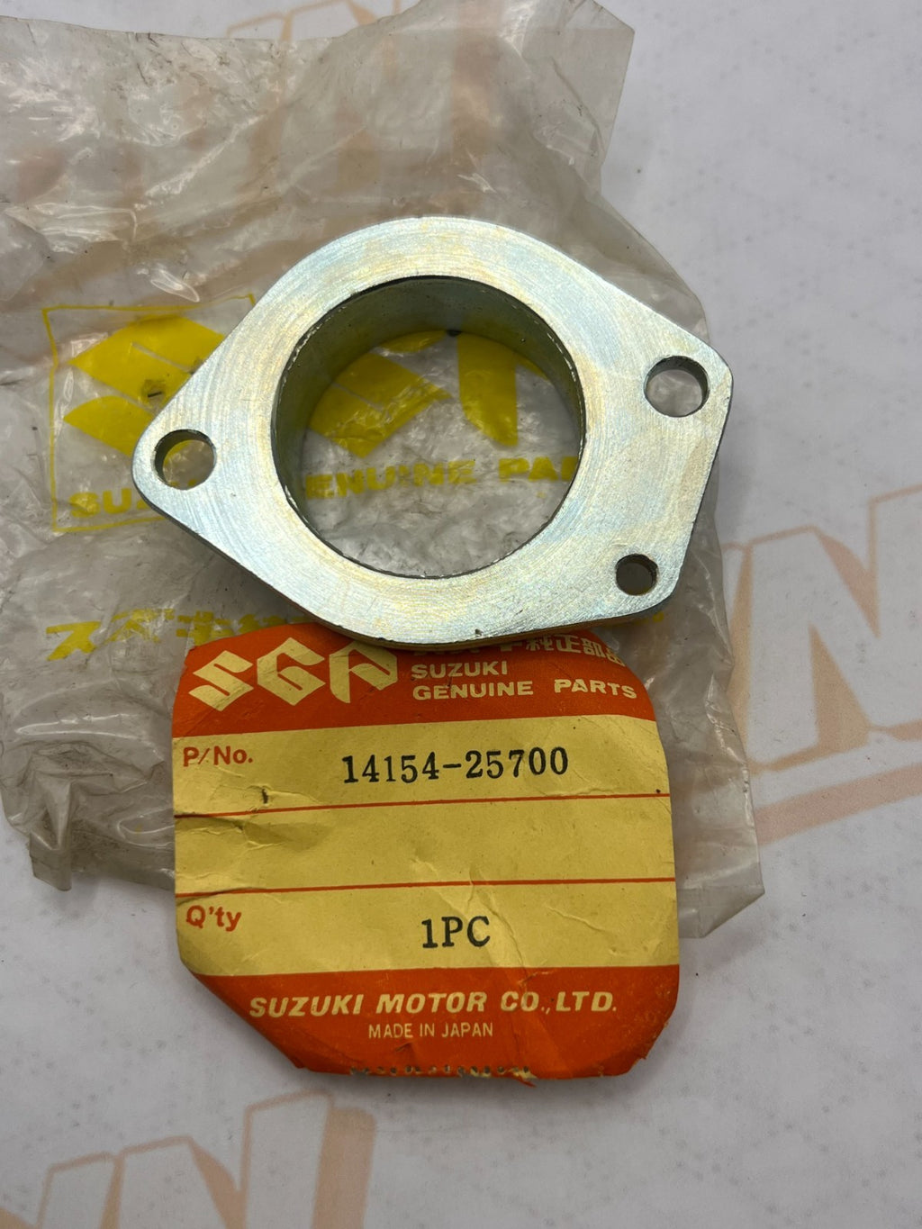 NOS GENUINE SUZUKI 1978 TS 90 100 Honcho Exhaust Flange 14154-25700 NEW OEM PART