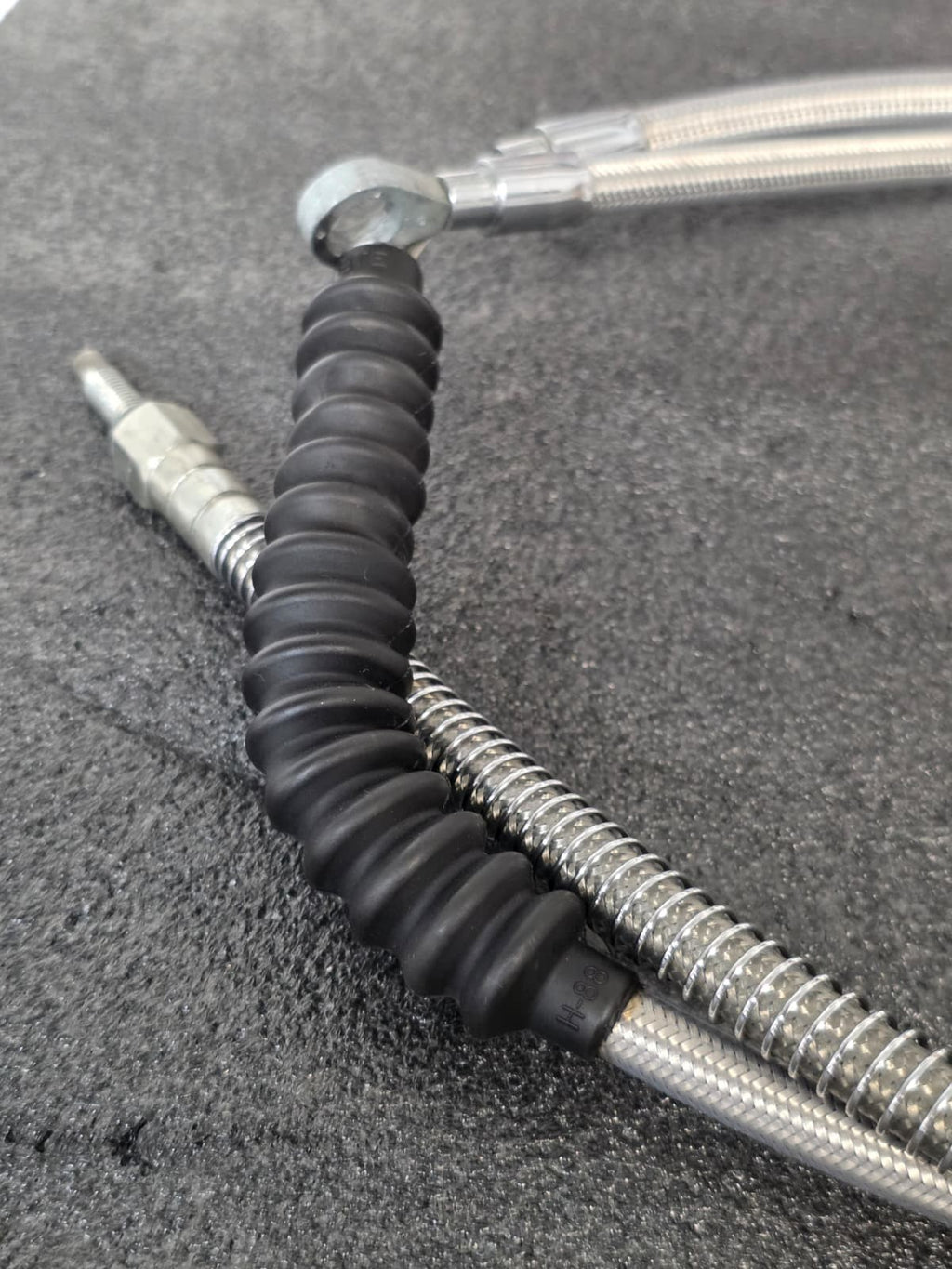 Stainless Steel Clutch Cable For Harley 87-06 Softail Fat Boy 71"