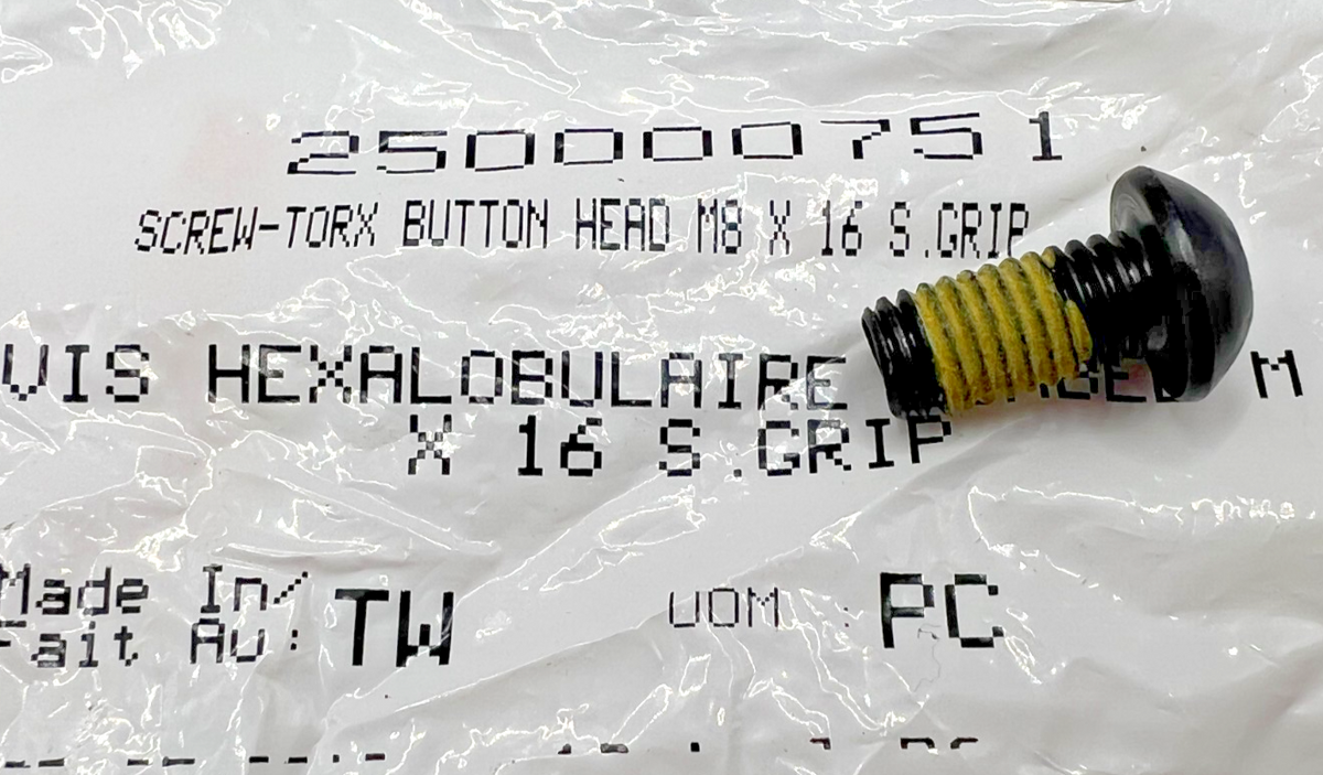 BRP 250000751 M8 X 16 Steering Torx Truss Screw OEM Can-Am Spyder RT LTD STD