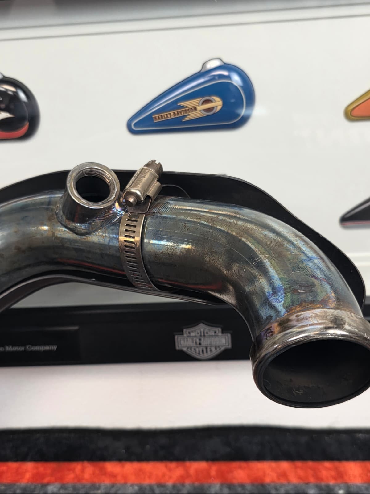 07-09 HARLEY DAVIDSON SOFTAIL VANCE AND HINES springer crossbone exhaust system