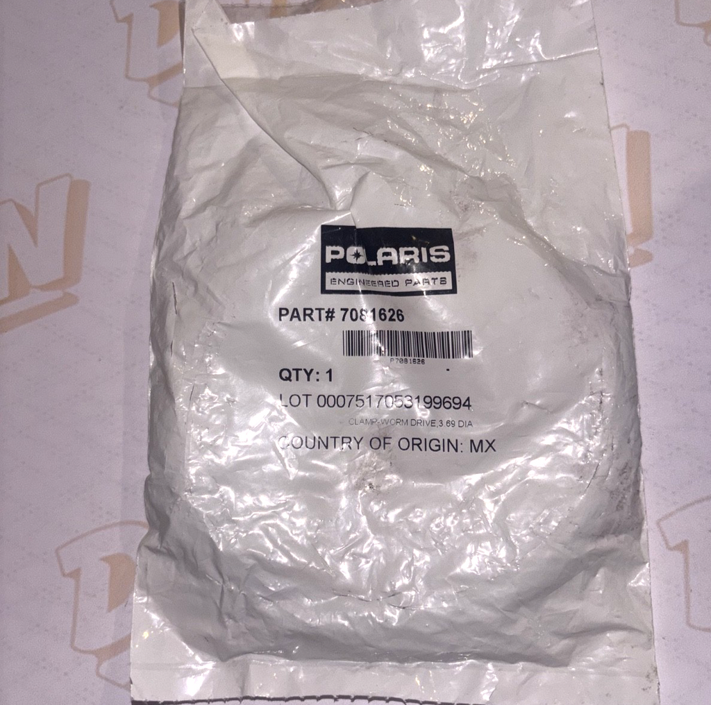 NOS POLARIS 7081626 WORM DRIVE CLAMP