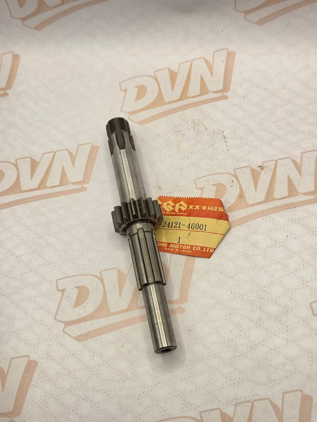 NOS Suzuki Transmission Countershaft RM50 JR80 DS80 24121-46001