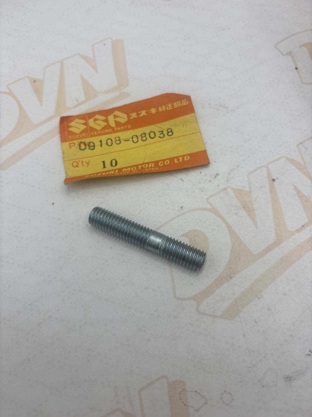 NOS Genuine Suzuki Stud Bolt 09108-08038