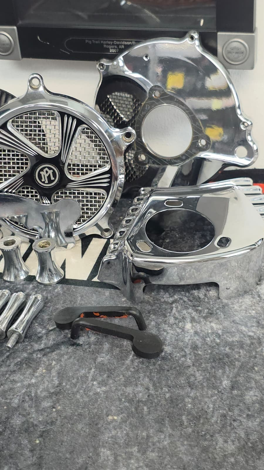 HARLEY DAVISON TOURING Venturi Speed  Air Cleaner, Chrome