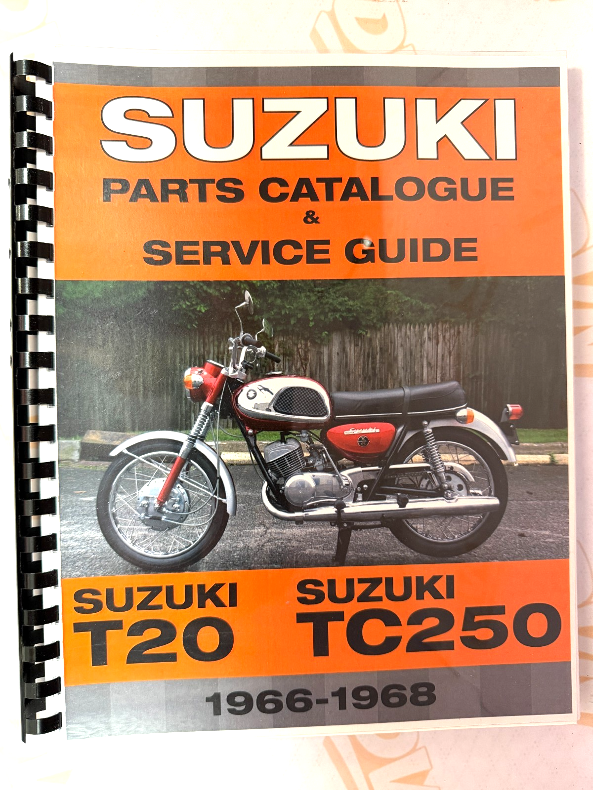 Suzuki T20 TC250 parts and service manual 1966-1968