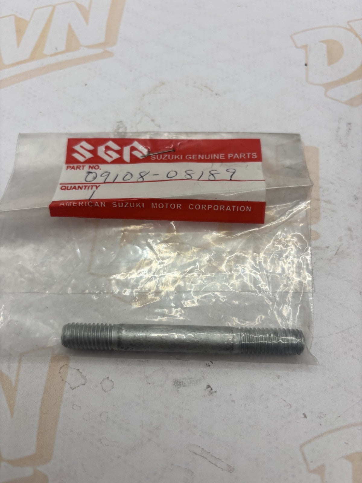 09108-08189-000 Suzuki Bolt,stud 0910808189000, New Genuine OEM Part