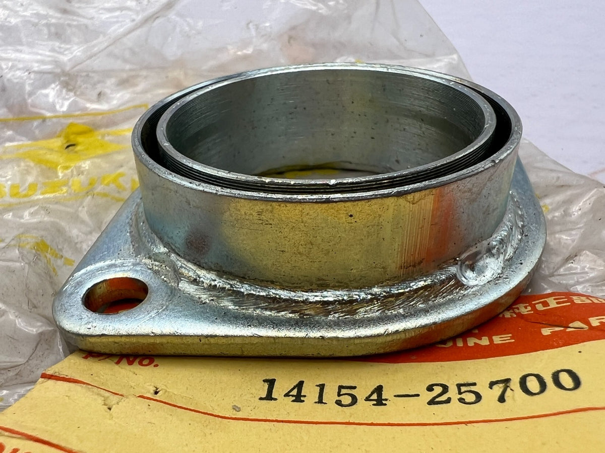 NOS GENUINE SUZUKI 1978 TS 90 100 Honcho Exhaust Flange 14154-25700 NEW OEM PART