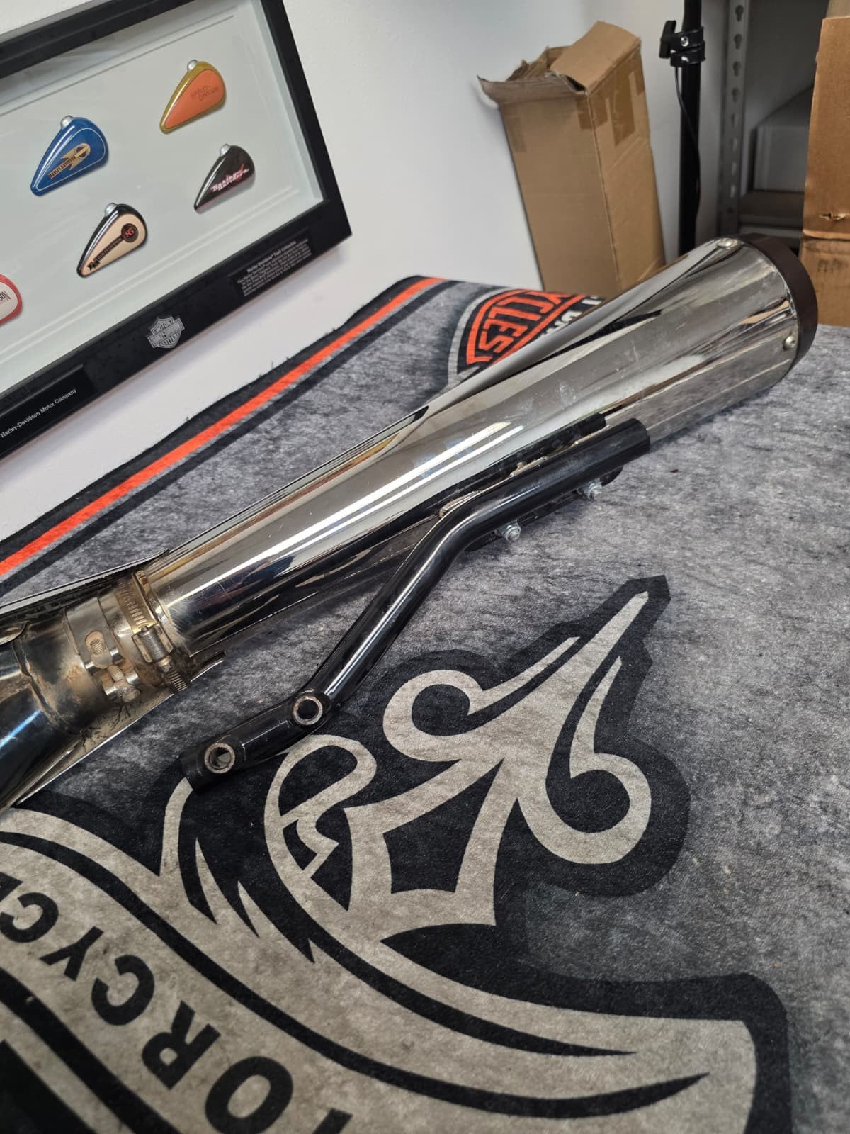CVO SPRINGER 07-09 EXAUST SYSTEM (REINHART)  HARLEY DAVISON SOFTAIL