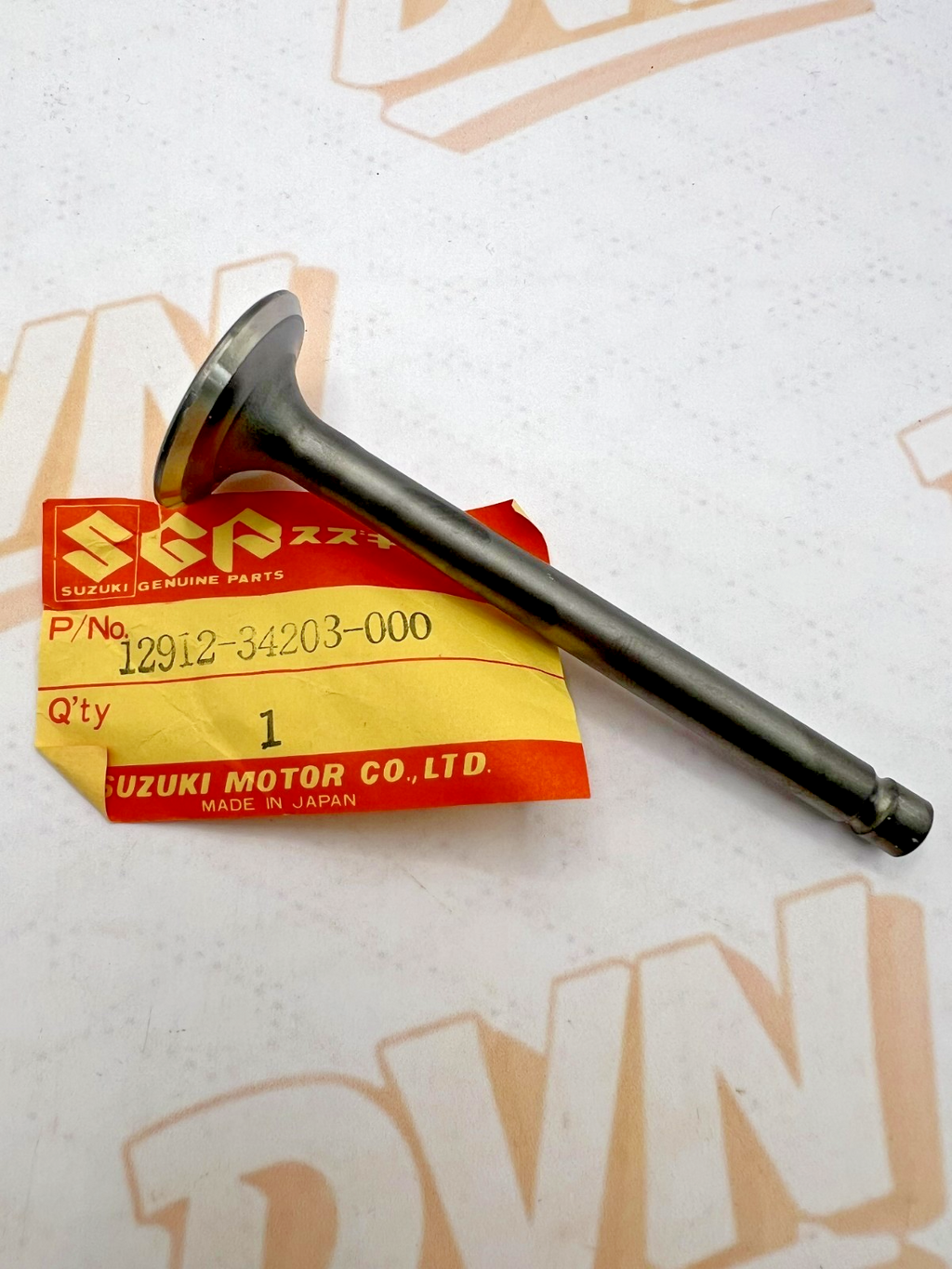 Suzuki 12912-34203-000 Exhaust Valve NOS