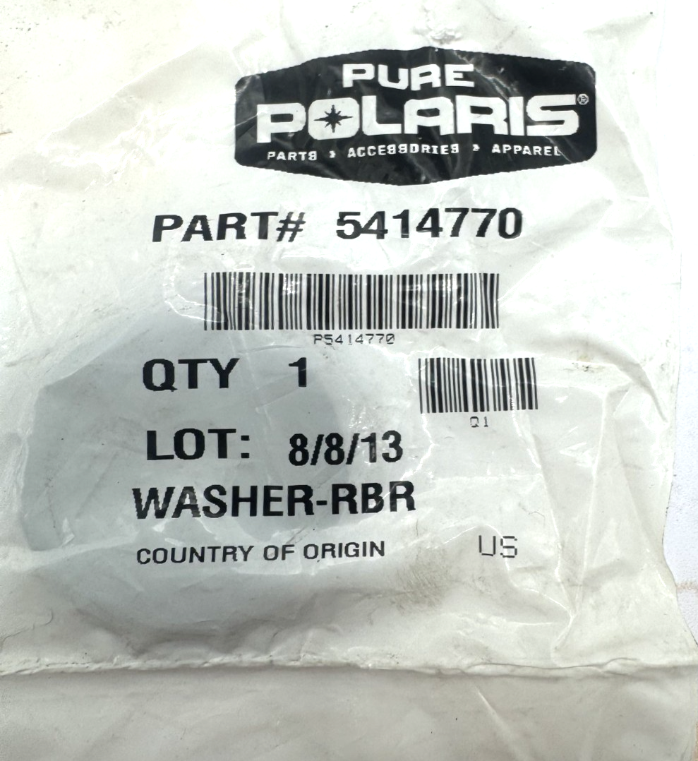 POLARIS ENGINEERED RUBBER WASHER 5414770