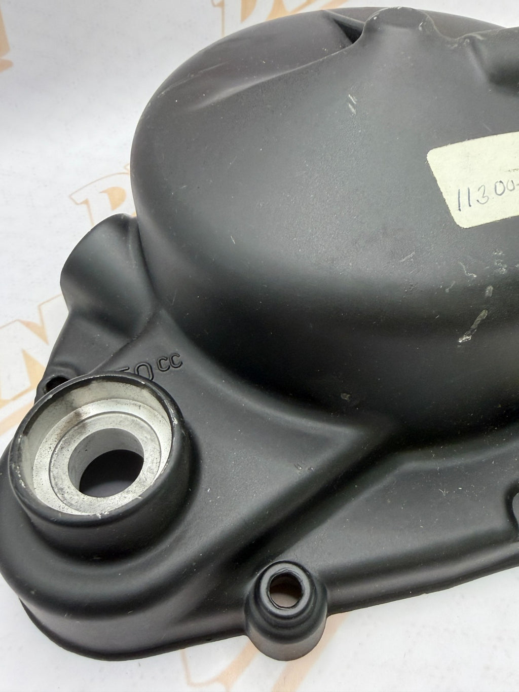 NOS 1975 Suzuki TC125 OEM Clutch Cover Engine Side Cover Assy 11300-28860