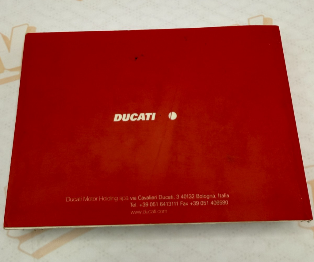 Genuine Ducati Supersport SS800 2003 2004 Owner's Manual OEM