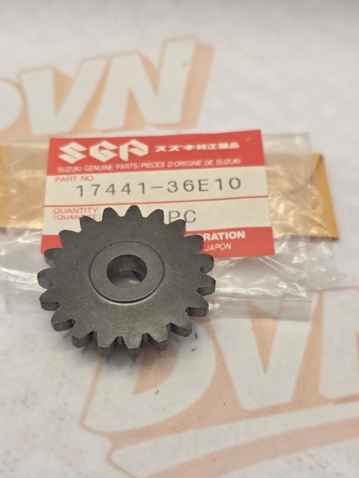 2000 99-00 RM125 OEM GEAR,WATER PUMP DRIVEN 17441-36E10