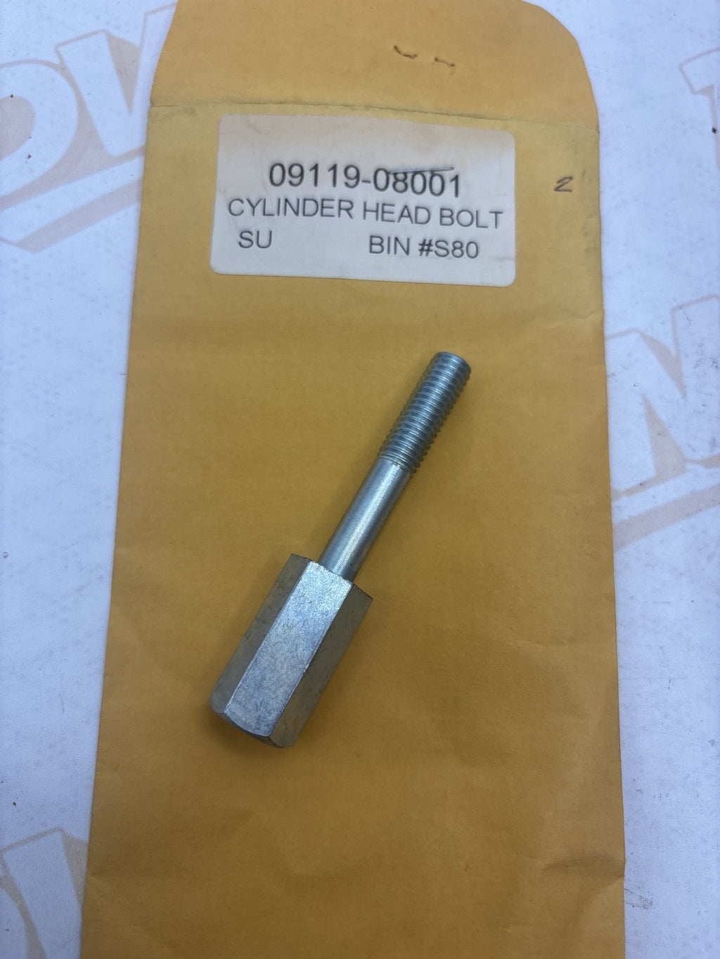 NOS Suzuki 1976-1977 GT500 Cylinder Head Bolt 1968-1975 T500 OEM 09119-08001