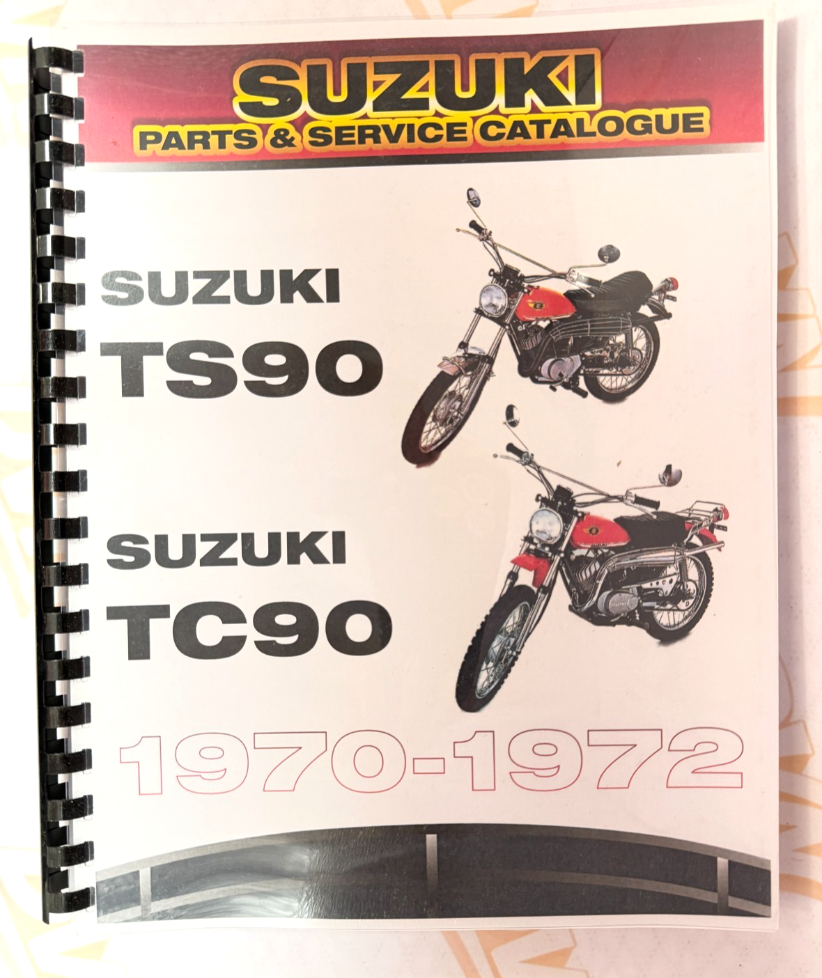 Suzuki TS90 TC90 parts and service manual 1970-1972