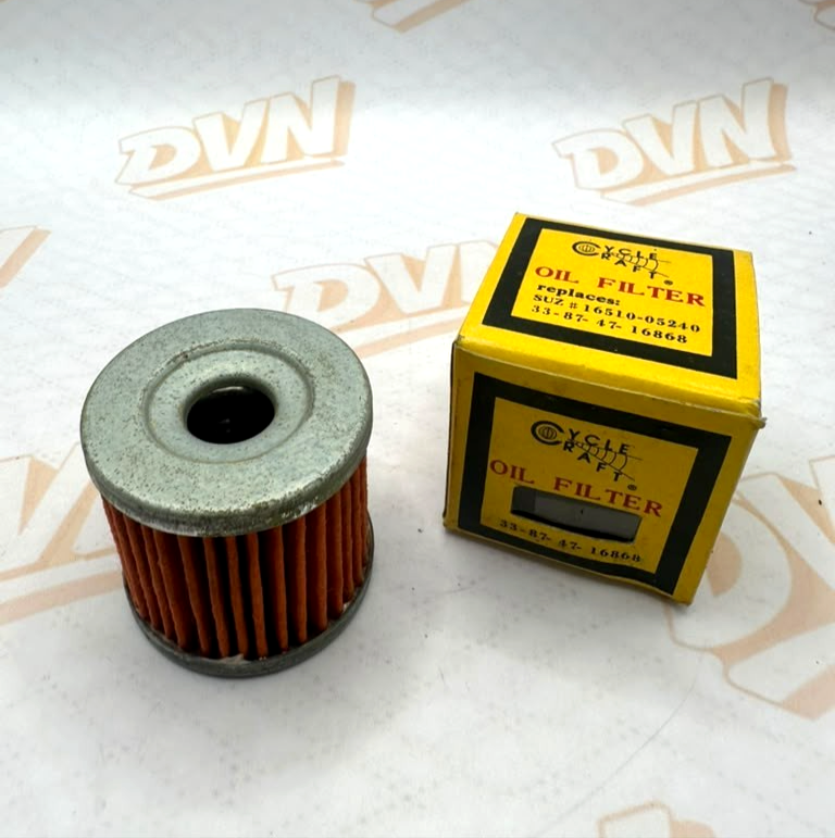 CYCLE CRAFT  33-87-47-16868 - NOS OIL FILTER  SUZUKI 16510-05240