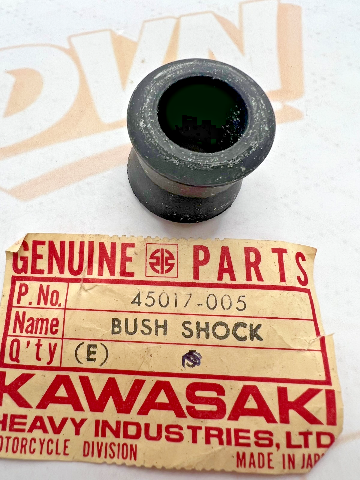 Kawasaki NOS OEM 45017-005 Shock Absorber Rubber Bushing F5 F7 F8 F9 F81M