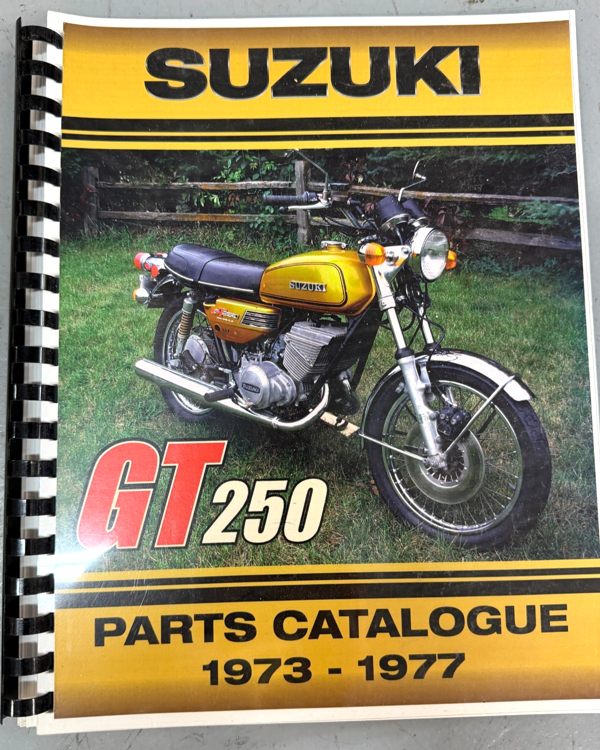 Suzuki GT250 Parts Manual 1973-1977