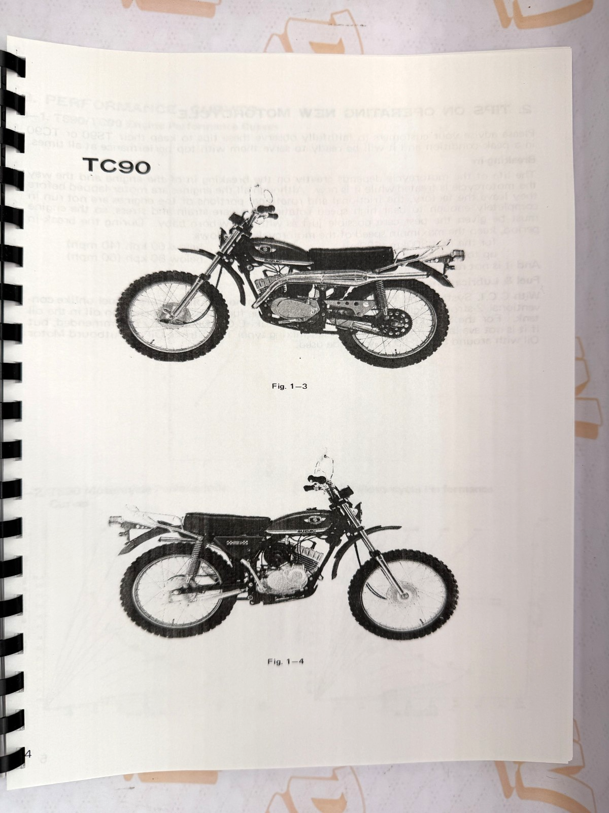 Suzuki TS90 TC90 parts and service manual 1970-1972