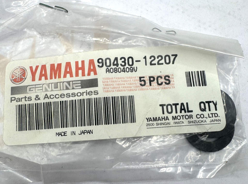 Yamaha OEM Oil Drain Gasket 90430-12207