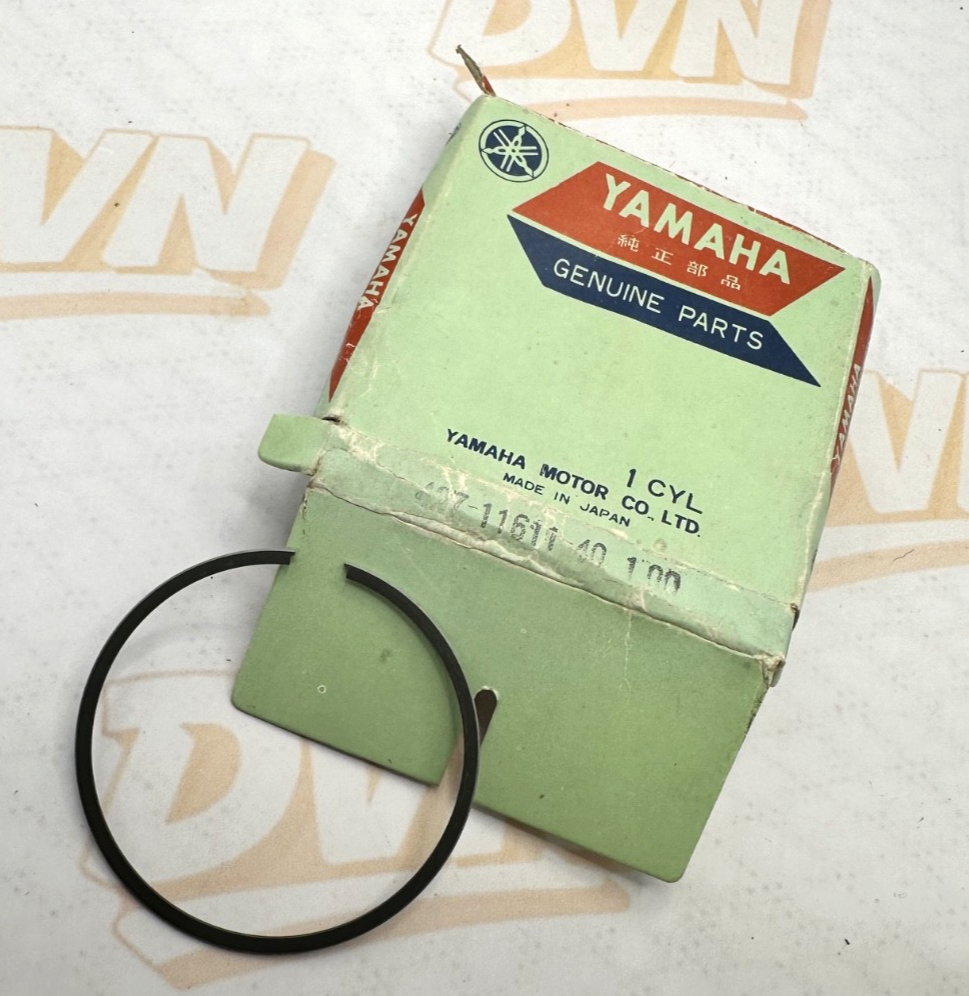 1974-1975 Yamaha MX100 OEM 1.00 Oversize Piston Ring 427-11611-40