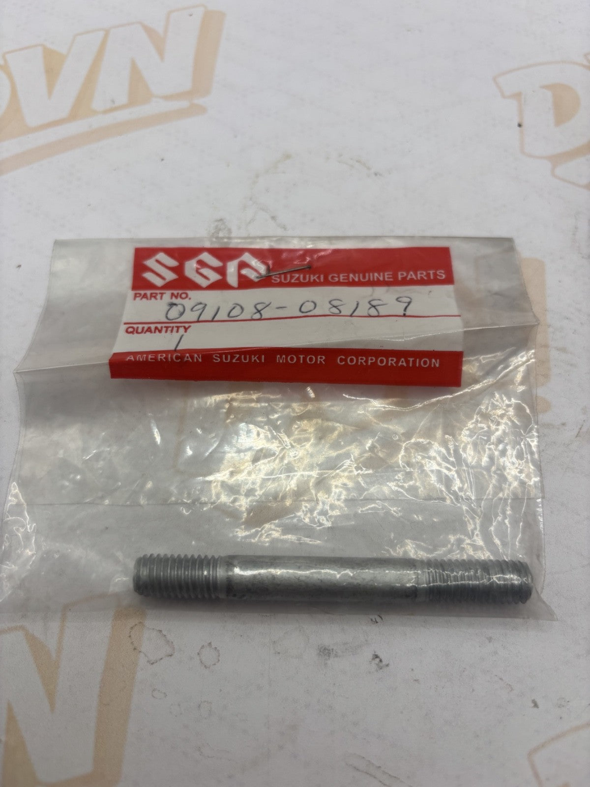 09108-08189-000 Suzuki Bolt,stud 0910808189000, New Genuine OEM Part