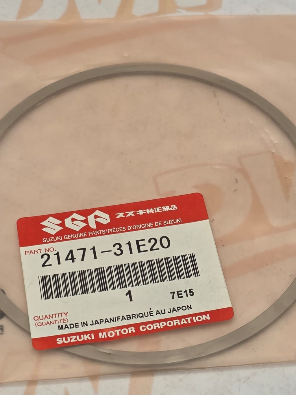 CLUTCH WAVE WASHER SEAT 21471-31E20 2005 SUZUKI GSX-R600