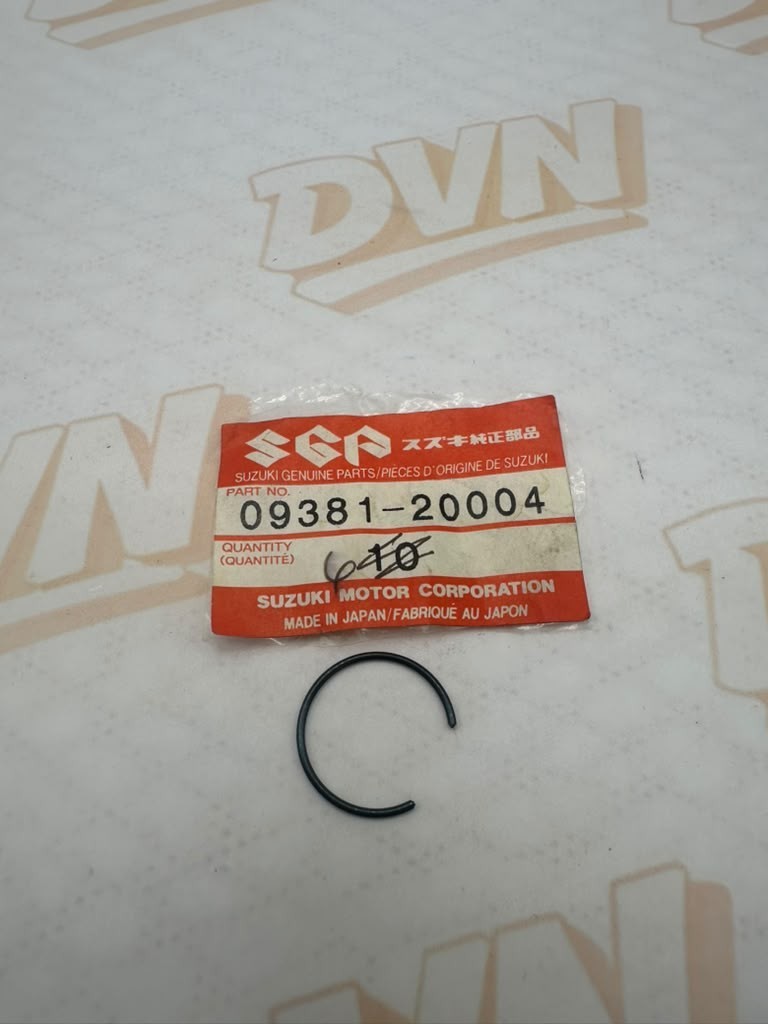 SUZUKI CIRCLIP,PISTON PIN 09381-20004