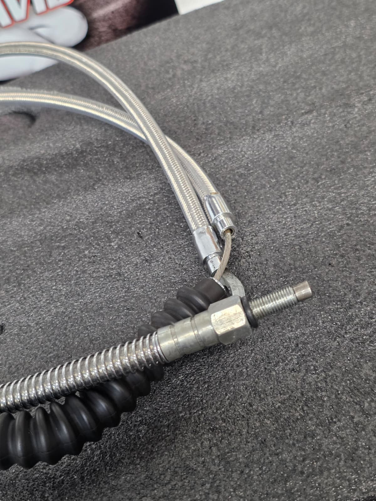 Stainless Steel Clutch Cable For Harley 87-06 Softail Fat Boy 71"