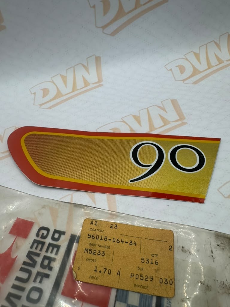 NOS Kawasaki G3SS Right Emblem 56018-064-34
