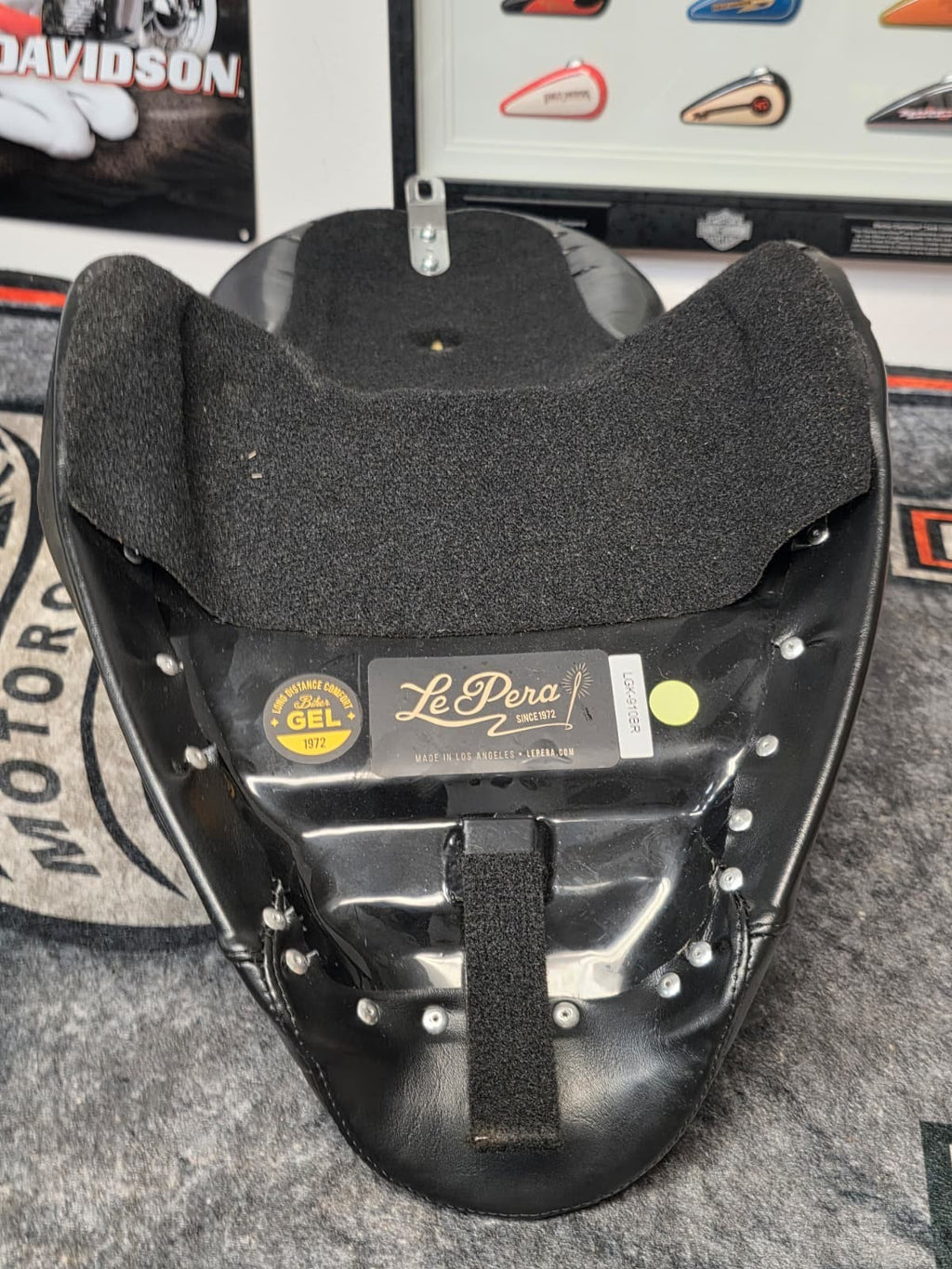 07-08Harley CVO SPRINGER,CROSS BONE08-10 OEM PassengerDriver Seat Saddle Le Pera