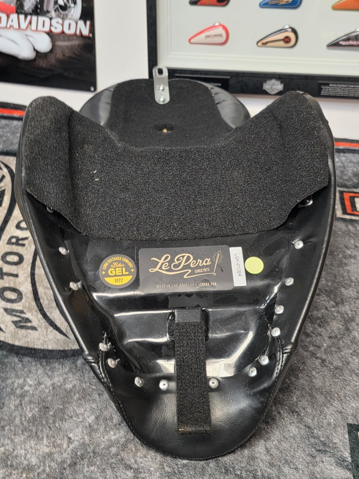 07-08Harley CVO SPRINGER,CROSS BONE08-10 OEM PassengerDriver Seat Saddle Le Pera