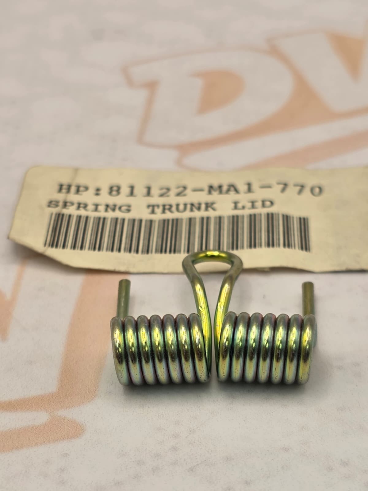 Honda NOS GL500, 1981, Trunk Lid Spring 81122-MA1-770